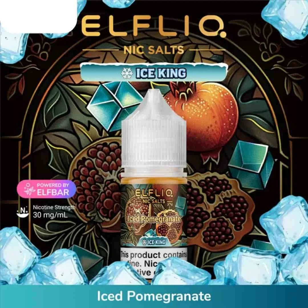 ELFLIQ Salts - Iced Pomegranate (Ice King Series)