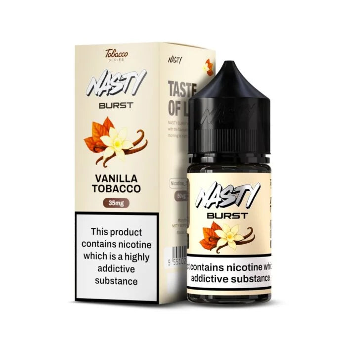 Nasty Burst - Vanilla Tobacco Nic Salt