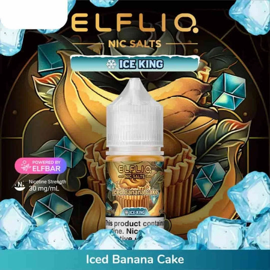 ELFLIQ Salts - Iced Banana Cake (Ice King Series)