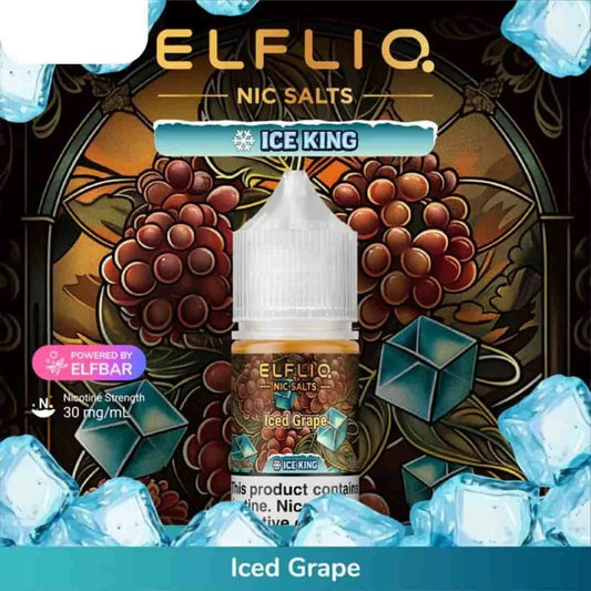 ELFLIQ Salts - Iced Grape (Ice King Series)