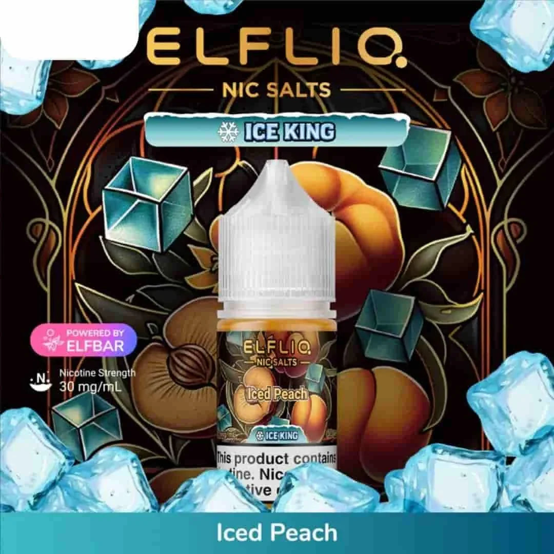 ELFLIQ Salts - Iced Peach (Ice King Series)