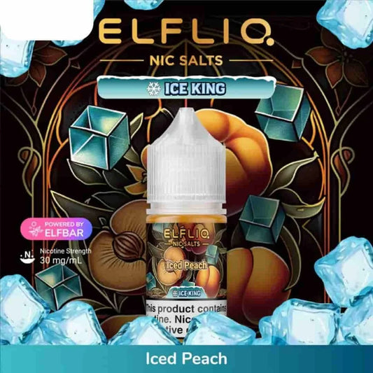 ELFLIQ Salts - Iced Peach (Ice King Series)
