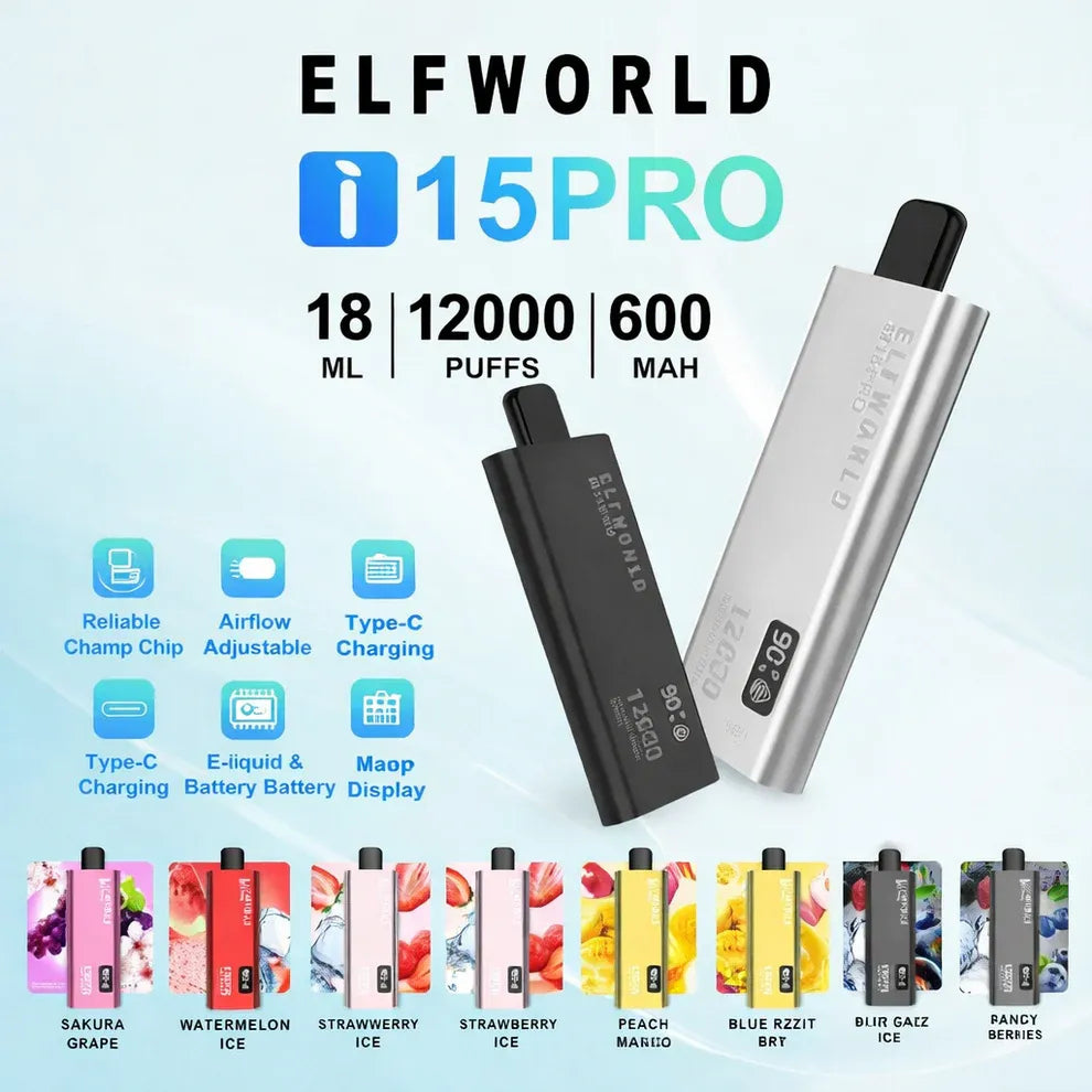 Elfworld i 15 Pro (12000 Puffs)