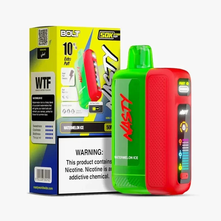 Nasty BOLT 50k Vape (50000 Puffs)