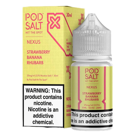 POD SALT - Strawberry Banana Rhubarb