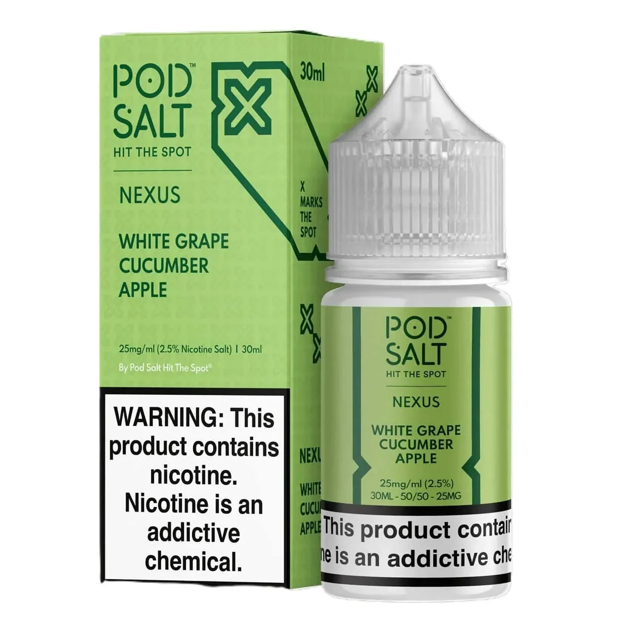 POD SALT - White Grape Cucumber Apple