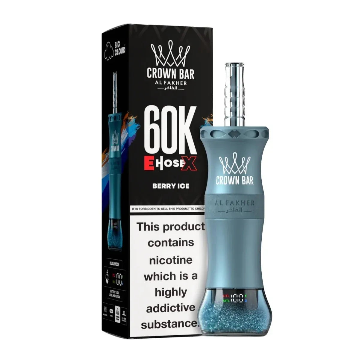 Al Fakher Crown CloudX (60000 Puffs)