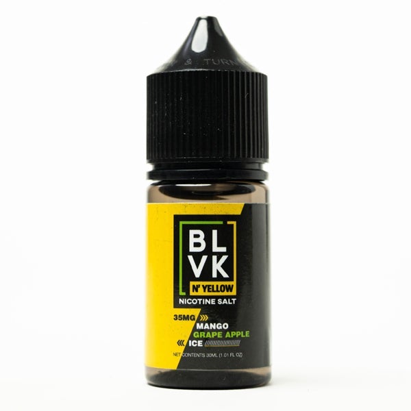 BLVK & Yellow Nic Salt -  Mango Grape Apple Ice