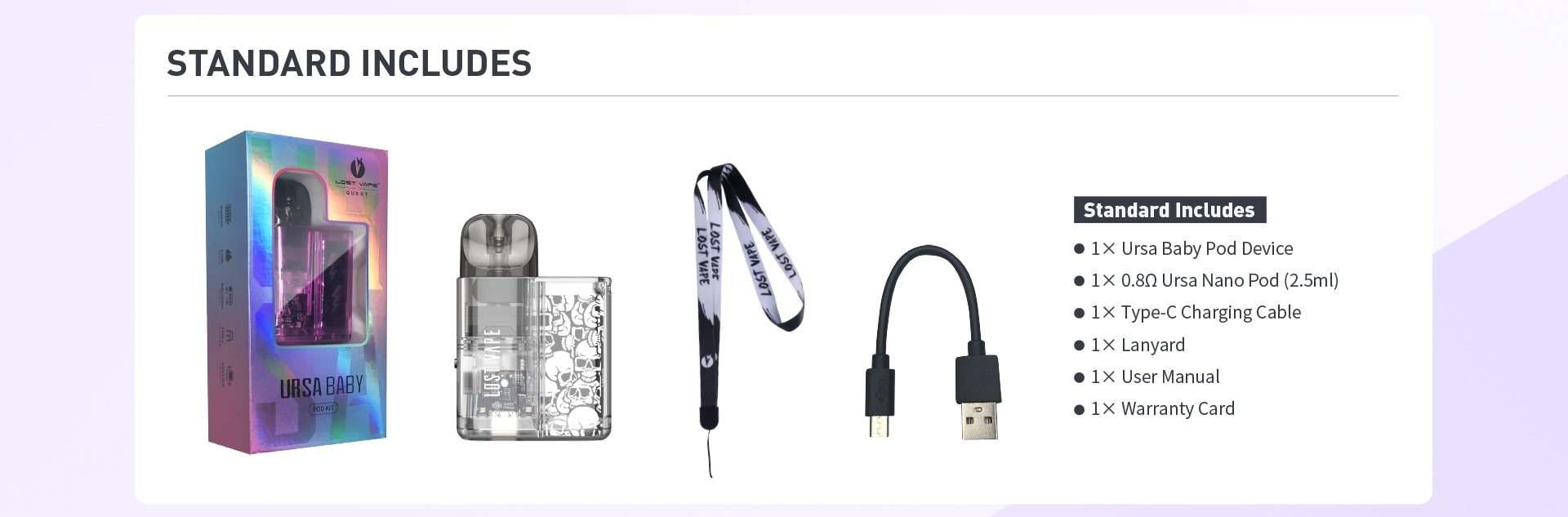 Lost Vape Ursa Baby Pod Kit