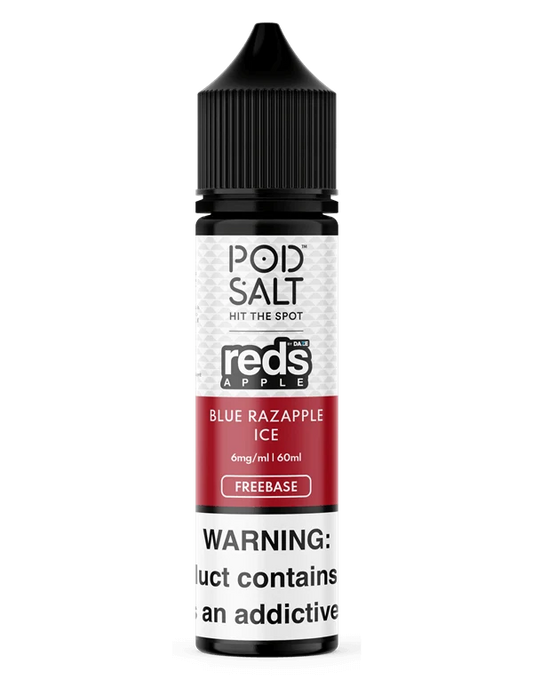 Pod Salt Freebase - Blue Razapple Ice