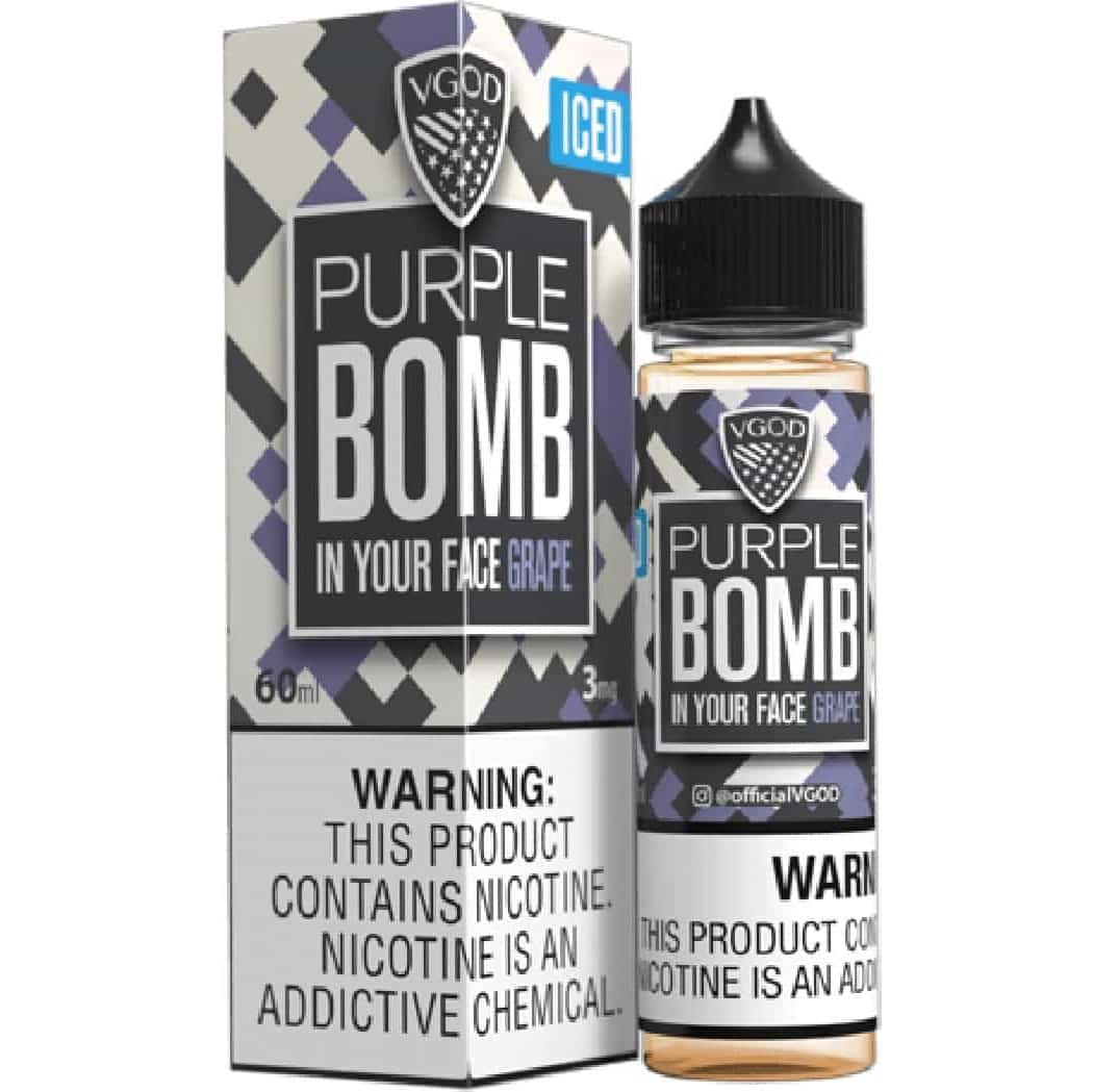 VGOD E Liquid - Iced Purple Bomb